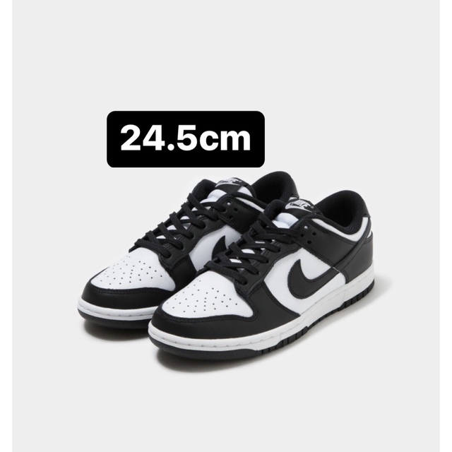 Nike WMNS Dunk Low White Black 24.5cm