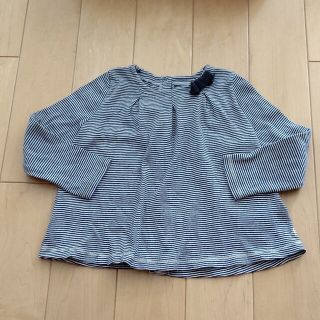 プチバトー(PETIT BATEAU)のPB ミラレカットソー 36m/95cm(Tシャツ/カットソー)