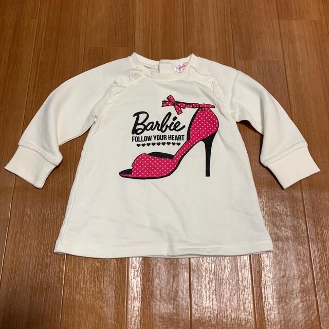 Barbie(バービー)のトレーナー　　９５cm キッズ/ベビー/マタニティのキッズ服女の子用(90cm~)(Tシャツ/カットソー)の商品写真