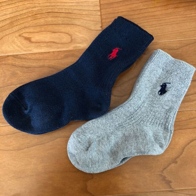 Ralph Lauren(ラルフローレン)のラルフローレン靴下2足 キッズ/ベビー/マタニティのこども用ファッション小物(靴下/タイツ)の商品写真