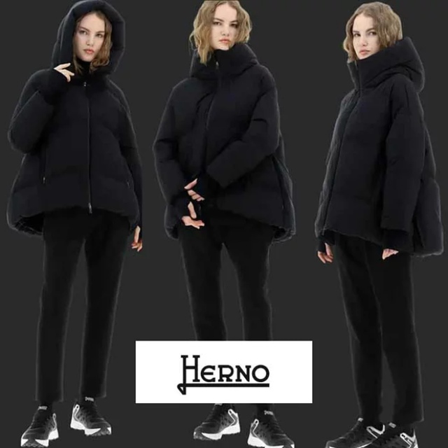高級ブランド HERNO - ヘルノショートダウンコート 美品 ダウン