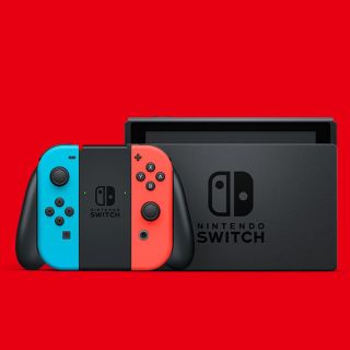 ニンテンドースイッチ(Nintendo Switch)の【新品】Nintendo Switch 任天堂スイッチ ネオンブルー/レッド(家庭用ゲーム機本体)