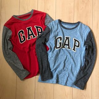 ギャップキッズ(GAP Kids)のgap キッズ　長袖Tシャツ　2枚セット　130 (Tシャツ/カットソー)