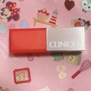 クリニーク(CLINIQUE)の新品未使用♡クリニーク ポップ シアー 02 メロンドロップポップ(口紅)