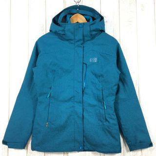 ミレー(MILLET)のWOMENs XS  ミレー ポベダ スリーインワン ジャケット POBEDA 3 in 1 JACKET フーディ ドライエッジ ハードシェル プリマロフト インサレーション MILLET MIV7101 ブルー系(その他)