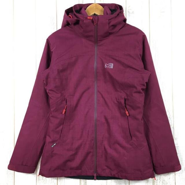 MILLET(ミレー)のWOMENs S  ミレー LD クロス マウンテン 3in1 ジャケット LD Cross Mountain 3in1 Jacket プリマロフト DRY EDGE SHELL MILLET MIV7100 パープル系 レディースのファッション小物(その他)の商品写真