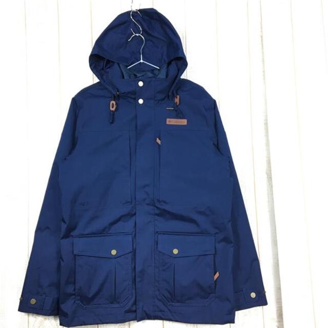 MENs M  コロンビア ホライズンズ パイン インターチェンジ ジャケット Horizons Pine Interchange Jacket 3-in-1 ハードシェル インサレーション フーディ COLUMBIA WE7215 ネイビー系