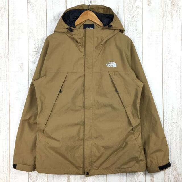 FunctionMENs XL  ノースフェイス スクープ ジャケット SCOOP JACKET ハードシェル フーディ Hyvent防水 NORTH FACE NP61940 British Khaki ベージュ系