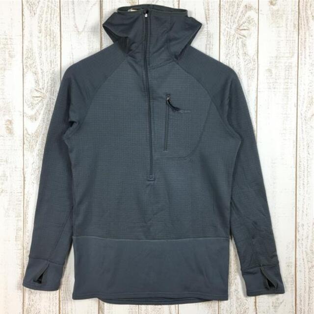 MENs XS  パタゴニア R1 フーディ R1 HOODY レギュレーター フリース ジャケット ポーラテック パワードライ PATAGONIA 40072 NHG Narwhal Grey グレー系微微細なスレ褪色