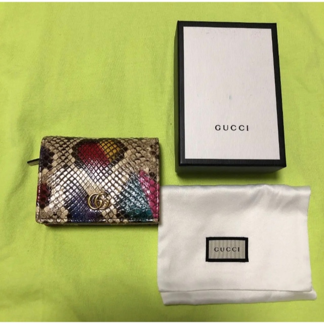 Gucci - GUCCI パイソン ミニ財布