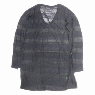 ザディグエヴォルテール(Zadig&Voltaire)の美品 ザディグ エ ヴォルテール アルパカ混 メッシュ ボーダー サマー ニット(ニット/セーター)