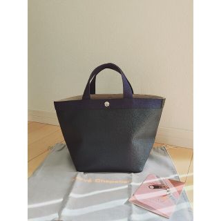 エルベシャプリエ(Herve Chapelier)の【美品】エルベシャプリエ 707GP  ネイビー×ネイビー(トートバッグ)