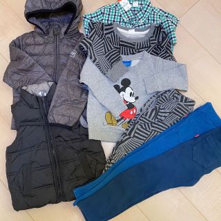 ギャップキッズ(GAP Kids)のgap デビロック まとめ売り 中綿ジャケット ベスト パンツ トレーナー(ジャケット/上着)