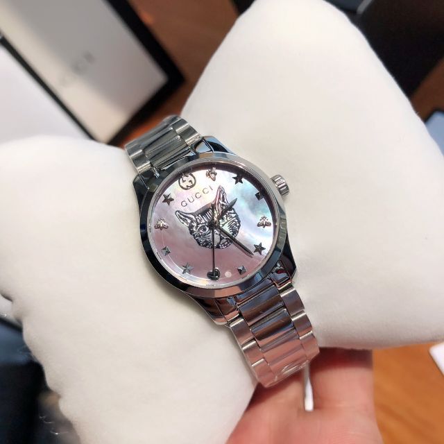 新品、本物、当店在庫だから安心】 Gucci 27mm 腕時計 ゴールド