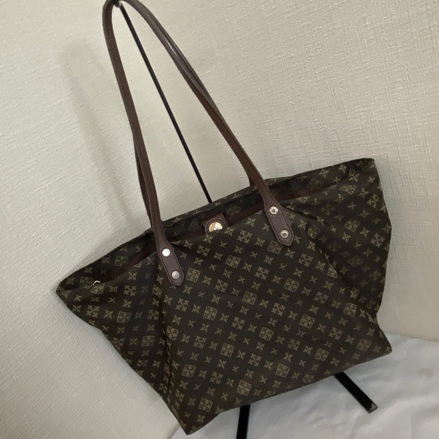 ラシット ショルダーバッグ ブラウン レザー ナイロン A4可能 | フリマアプリ ラクマ