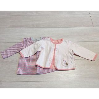 コンビミニ(Combi mini)のBaby GAP 6-12  ロンT 70 Combimini カーディガン(シャツ/カットソー)