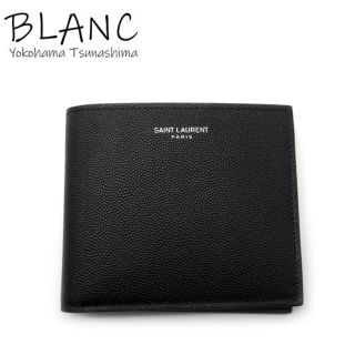 サンローラン(Saint Laurent)のサン ローラン ロゴプリント 二つ折り 札入れ 396307(折り財布)