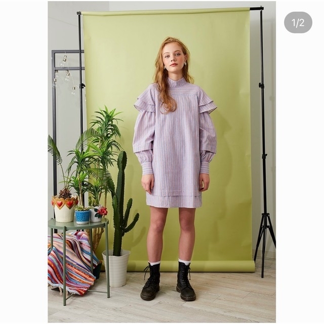 Aymmy in the batty girls(エイミーインザバッティーガール)のDear sisterhood ワンピース レディースのワンピース(ひざ丈ワンピース)の商品写真