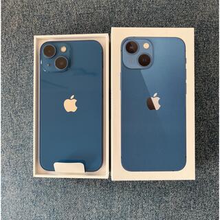 アイフォーン(iPhone)の【新品未使用】iPhone13 mini 128GB ブルー(スマートフォン本体)