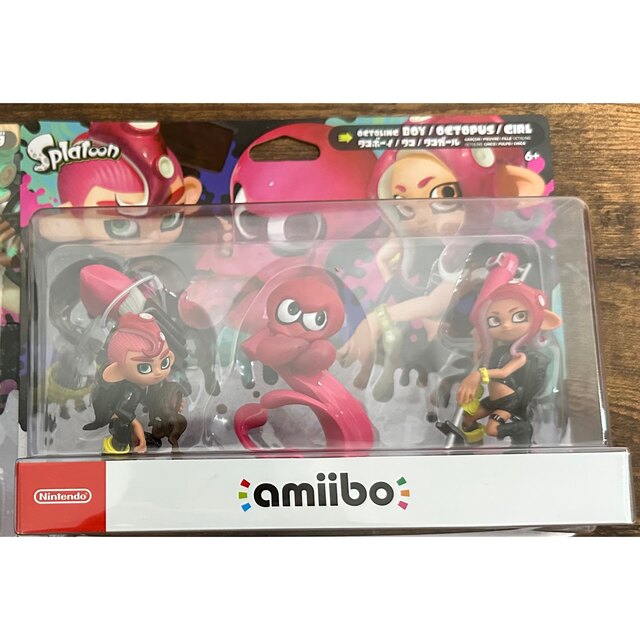 amiibo スプラトゥーン トリプルセット タコ タコボーイ タコガール