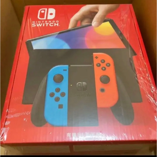 新品 Nintendo Switch 本体 有機ELモデル ネオンレッド