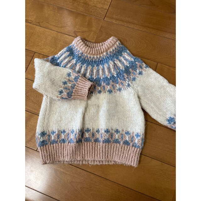 ZARA(ザラ)のあすか様専用　ザラセーター104センチ キッズ/ベビー/マタニティのキッズ服女の子用(90cm~)(ニット)の商品写真