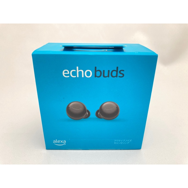 ECHO(エコー)のAmazon Echo Buds 第2世代 ブラック スマホ/家電/カメラのオーディオ機器(ヘッドフォン/イヤフォン)の商品写真