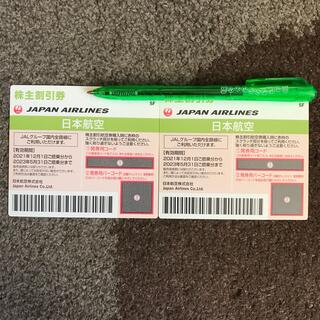 JAL(日本航空) - JAL 株主優待券　2枚