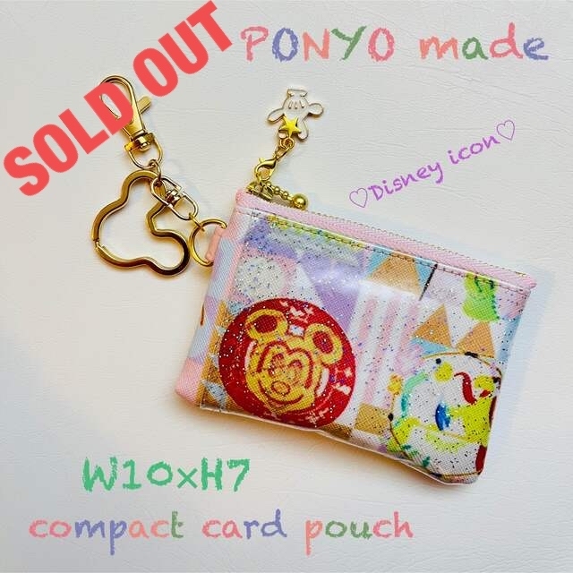 sold out  ⋆⸜♡コンパクトカードポーチ♡  スモワ&アイコン柄