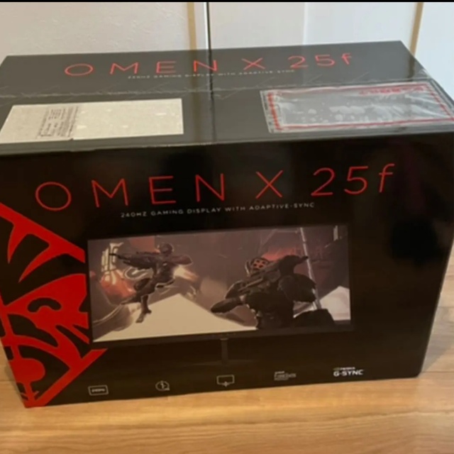 HP(ヒューレットパッカード)の本日限定！！OMEN X 25f 240hz ゲーミングモニター スマホ/家電/カメラのPC/タブレット(ディスプレイ)の商品写真