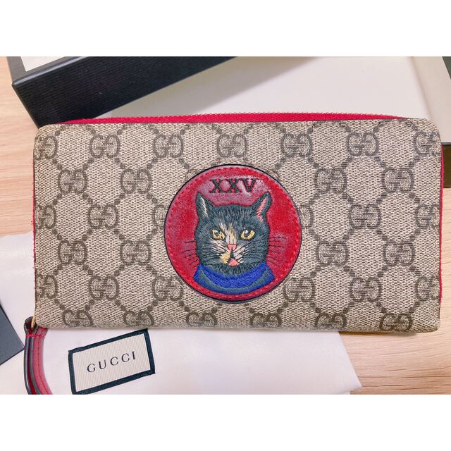 Gucci(グッチ)の希少★GUCCI グッチ ミスティックキャット 長財布 ラウンドファスナー レディースのファッション小物(財布)の商品写真