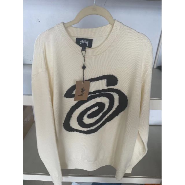 stussy sweater whiteステューシー ニットセーター