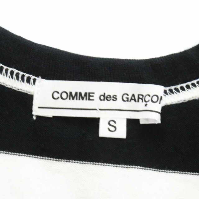 COMME des GARCONS(コムデギャルソン)のコムデギャルソン original AD2019 カットソー 長袖 S 黒 白 レディースのトップス(カットソー(長袖/七分))の商品写真