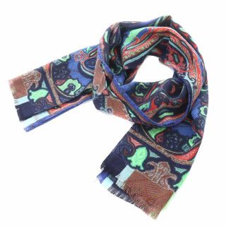 ETRO - 【未使用に近い】ETRO エトロ ストール スカーフ ペイズリー柄 ETRO - 【未使用に近い】ETRO エトロ ストール スカーフ ペイズリー柄