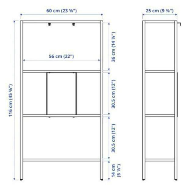 IKEA(イケア)の【新商品】イケア　ＩＫＥＡ　 バッゲボーシェルフユニット　ホワイト　新品 インテリア/住まい/日用品の収納家具(棚/ラック/タンス)の商品写真