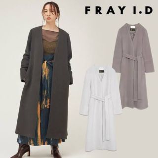 フレイアイディー(FRAY I.D)の【はな様専用】《FRAY I.D》2021aw MANTECOノーカラーコート(ロングコート)