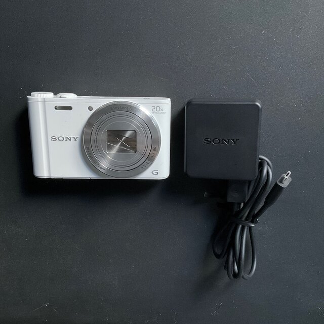 コンパクトデジタルカメラソニー デジタルカメラ Cybershot WX350 ホワイト 美品 コンデジ