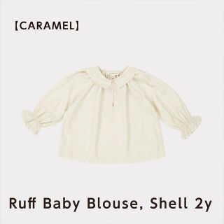 キャラメルベビー&チャイルド(Caramel baby&child )のCARAMEL ブラウス 2y blouse 90 キャラメルベビー 刺繍(ブラウス)