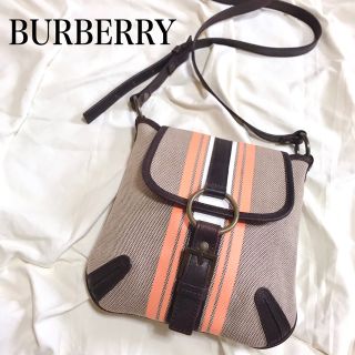 バーバリーブルーレーベル(BURBERRY BLUE LABEL)の【美品】希少モデル バーバリーブルーレーベル ショルダーバッグ ポシェット(ショルダーバッグ)