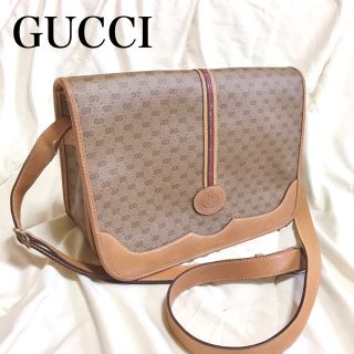 グッチ(Gucci)のGUCCI シェリー ショルダーバッグ マイクロGG柄 インターロッキング (ショルダーバッグ)