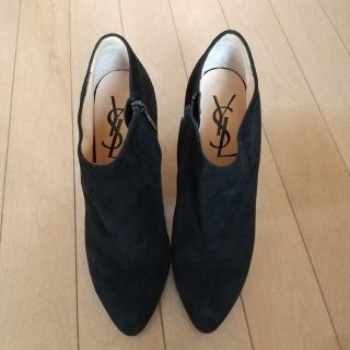 サンローラン(Saint Laurent)のイヴ・サンローラン ブーティ 23.5【極美品】(ブーティ)