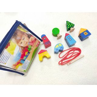 ハーバー(HABA)のHABA　BorneLund　familiar　ひも通し　ひもとおし　知育玩具(知育玩具)