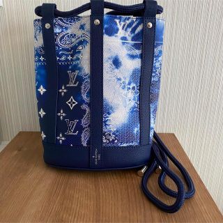 ルイヴィトン(LOUIS VUITTON)の未使用！LOUIS VUITTON ルイヴィトン ランドネPM バッグ ブルー(ショルダーバッグ)