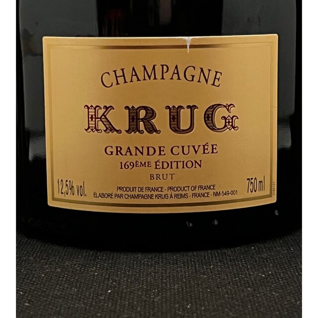 Krug(クリュッグ)の★クリュッグ 169eme★送料込 食品/飲料/酒の酒(シャンパン/スパークリングワイン)の商品写真