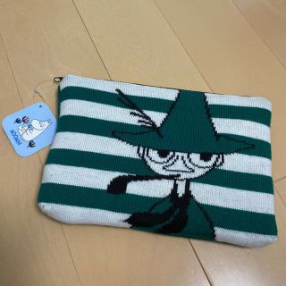 ムーミン(MOOMIN)の新品未使用　ムーミン　ニットポーチ　スナフキン　ポーチ　ケース(ポーチ)