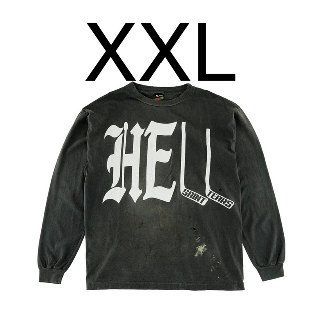 ☆XXLサイズ☆22AW☆セントマイケル × デニムティアーズ☆ロンT☆ www