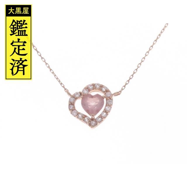 Samantha Tiara - サマンサティアラ ハート クォーツ トパーズ ネックレス K10PG【434】