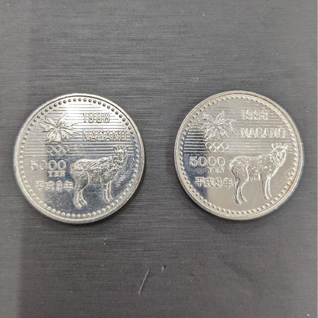 M④ 記念硬貨 長野オリンピック  5,000円 2枚セット貨幣