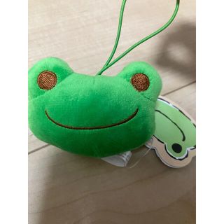 かえるのピクルスもちもちフェイスマスコット　みどり(キャラクターグッズ)