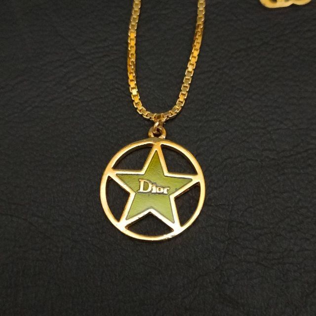 【良品】Dior ディオール CDロゴ ブレスレット ゴールド スター サークル